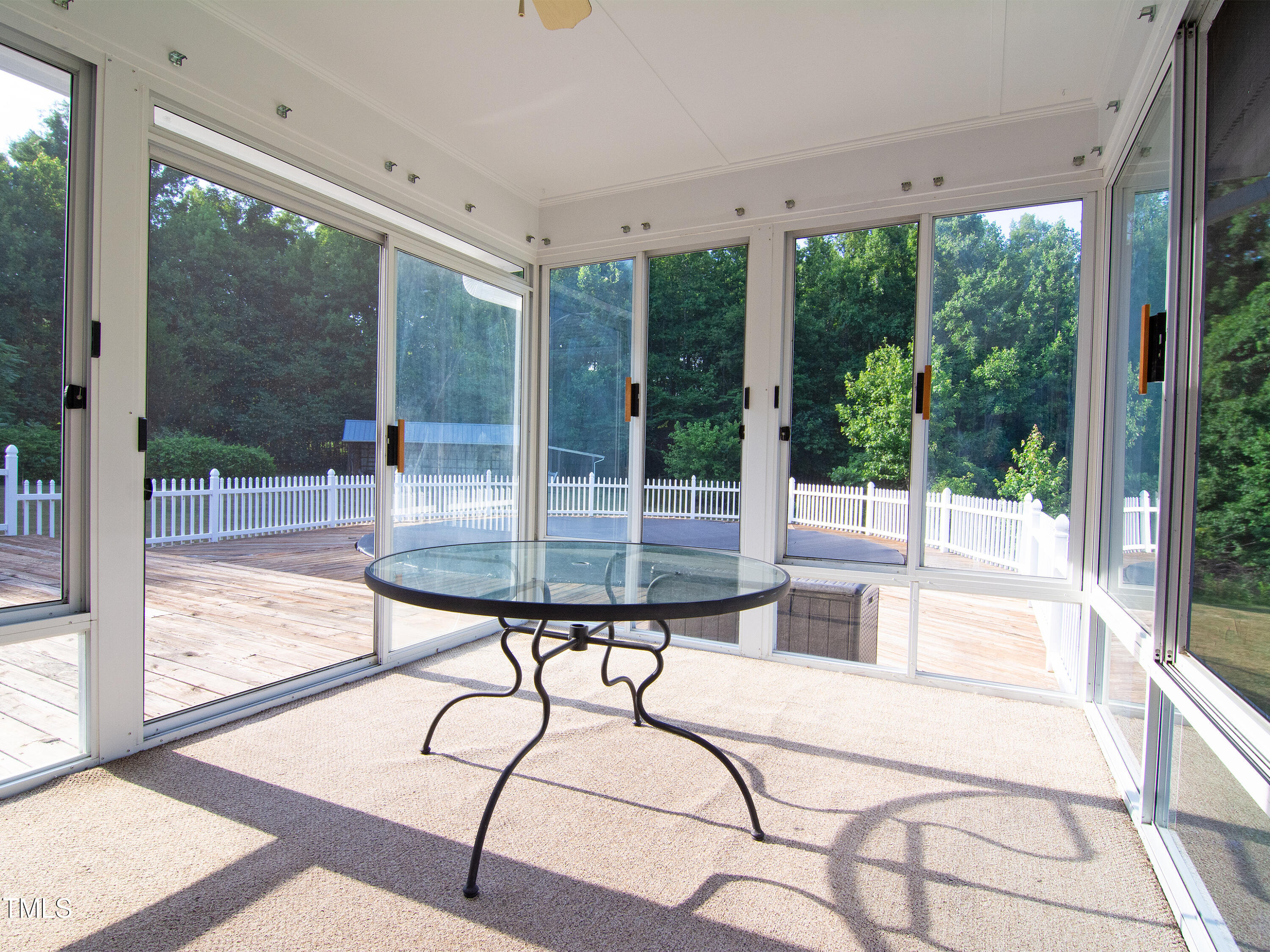 1356 Holeman Ashley Road Timberlake, NC 27583 - Photo 5 of 21 Glass Enclosed Porch