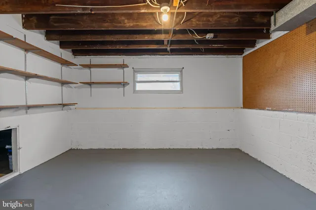 a view of storage and utility room