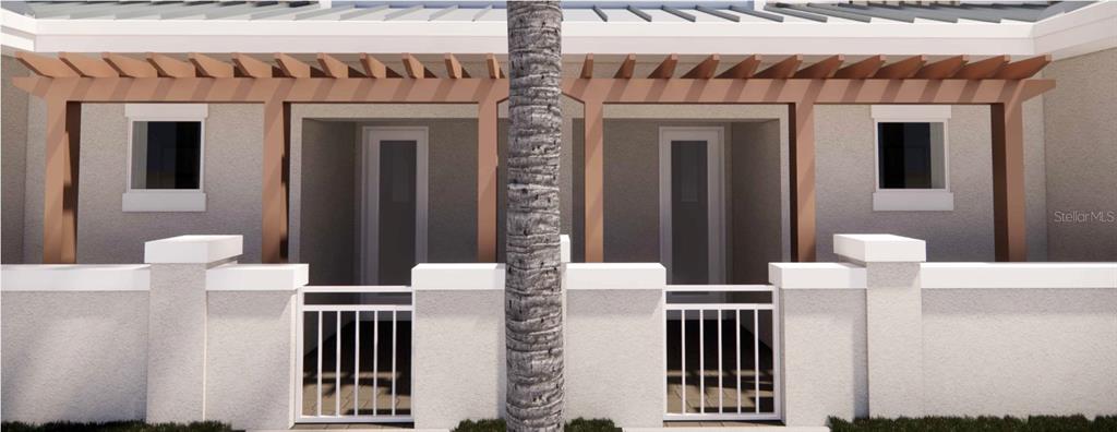 20 Outlook Way, Unit 7 Dunedin, FL 34698 - Photo 23 of 33 a view of a dining room with furniture and a chandelier