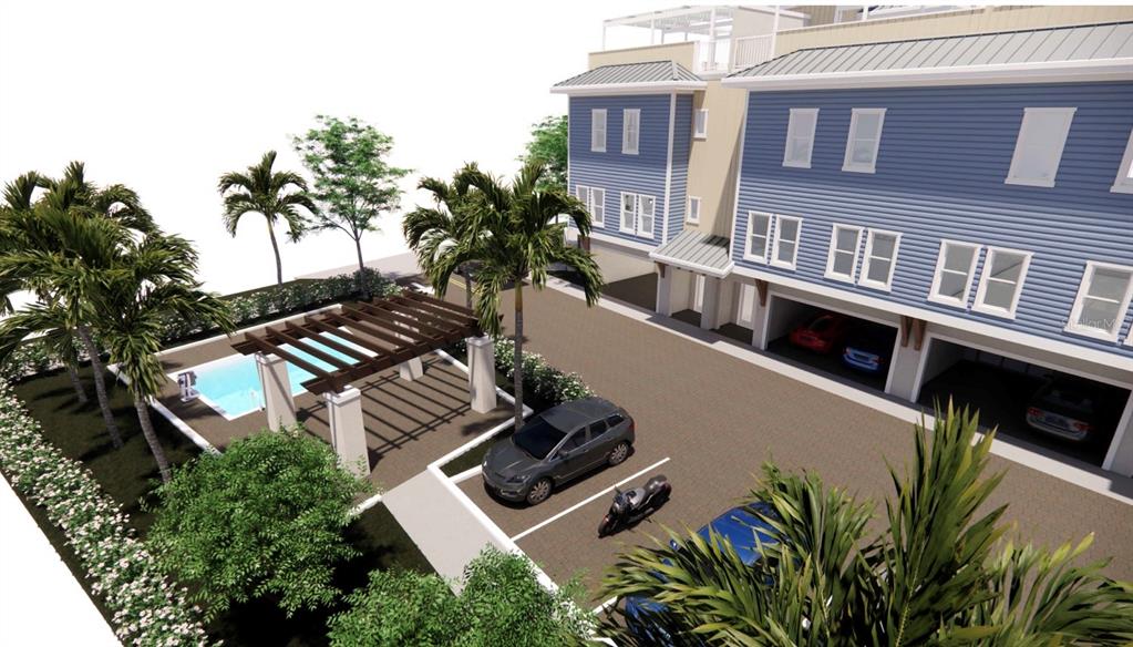 20 Outlook Way, Unit 7 Dunedin, FL 34698 - Photo 31 of 33 a view of a house with balcony and garden