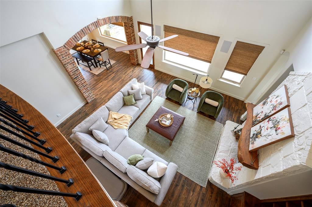 1003 Buckner Road Lipan, TX 76462 - Photo 27 of 31 a living room with furniture and a fireplace