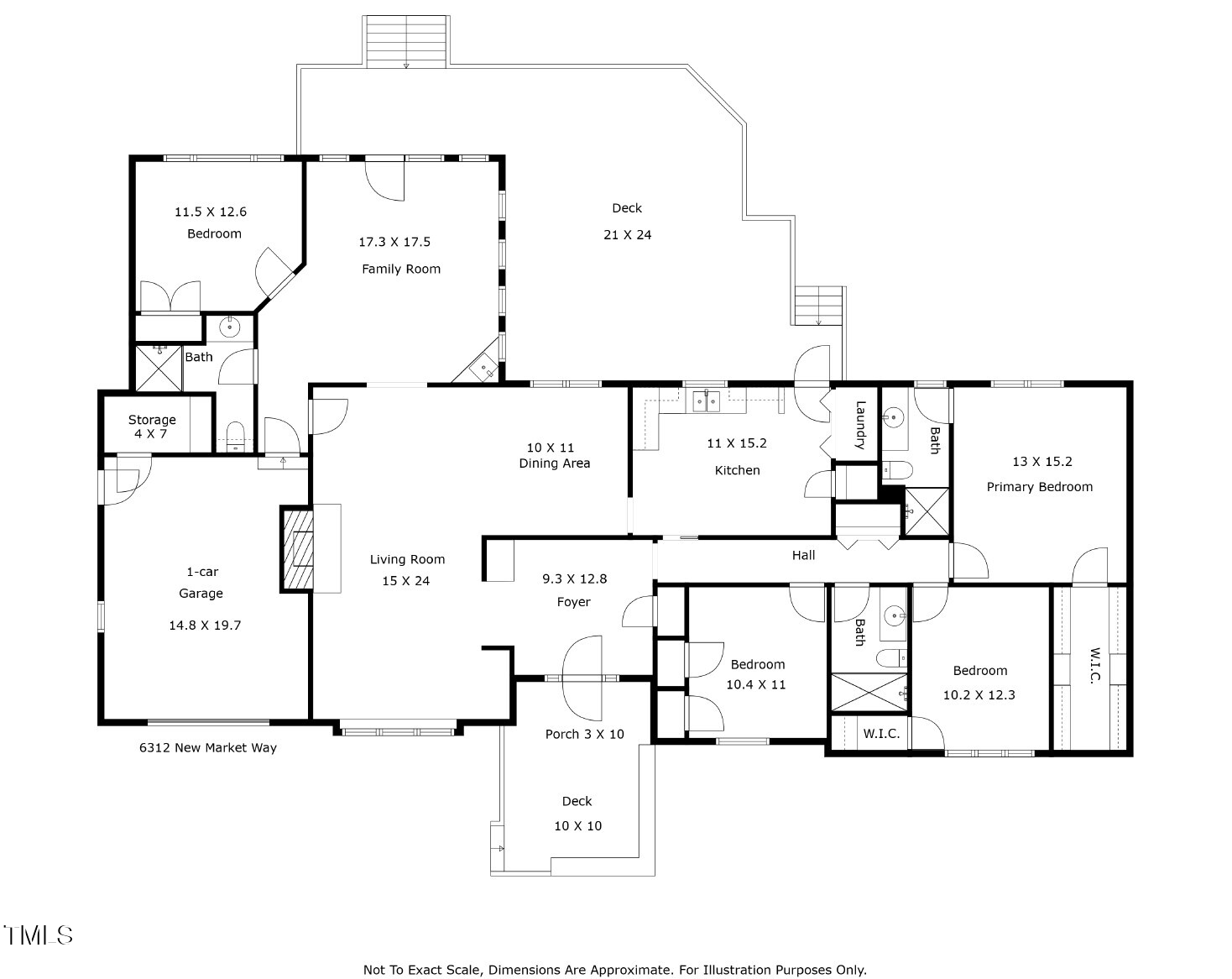 6312 New Market Way Raleigh, NC 27615 - Photo 31 of 31 a picture of a black and white photo