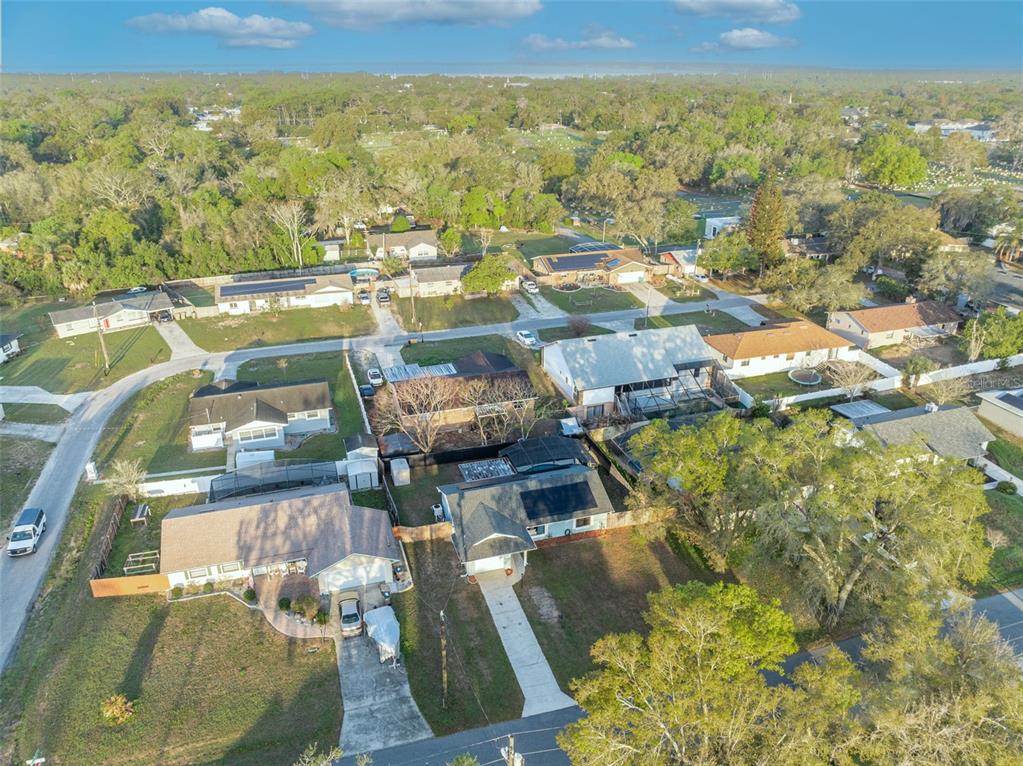 202 Bryan Street Eustis, FL 32726 - Photo 41 of 53 an aerial view of residential houses with outdoor space