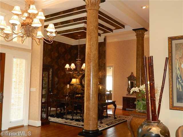 4206 Rock Bridge Road High Point, NC 27262 - Photo 11 of 16 Dining Room. Dining Room Features a Reverse Tray Ceiling
