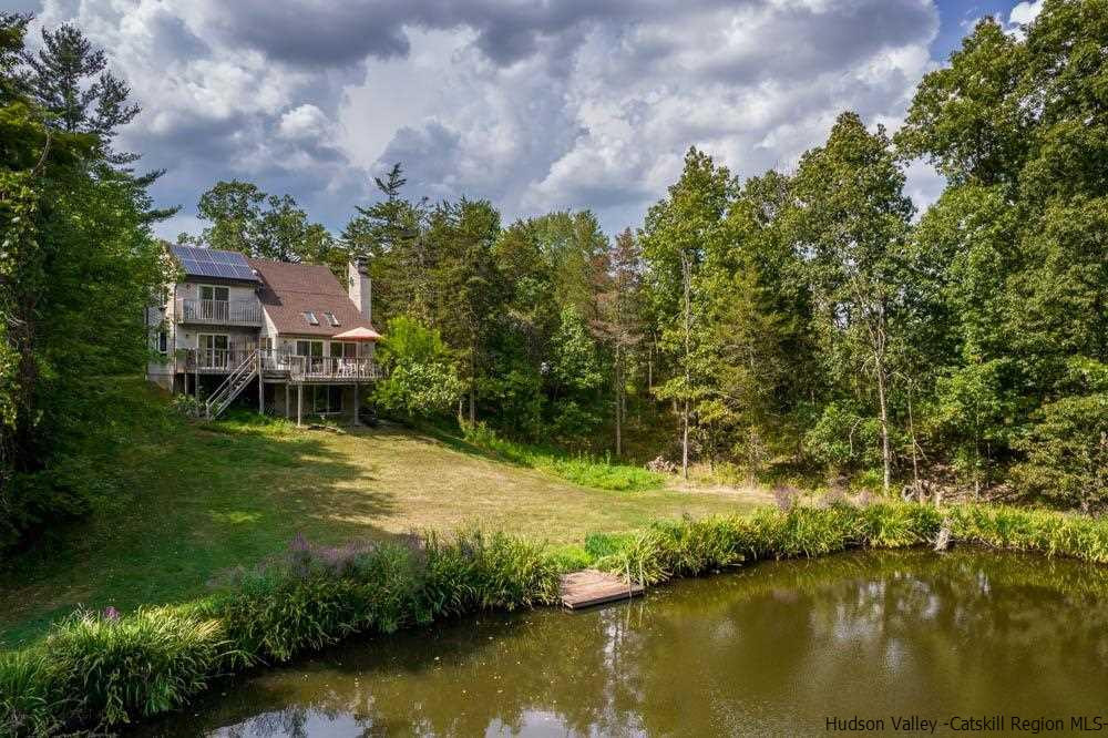 686 Berme Road High Falls, NY 12440 - Photo 3 of 23 an aerial view of residential house with outdoor space and swimming pool
