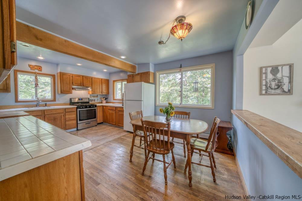 686 Berme Road High Falls, NY 12440 - Photo 6 of 23 a view of a dining room with furniture window and wooden floor