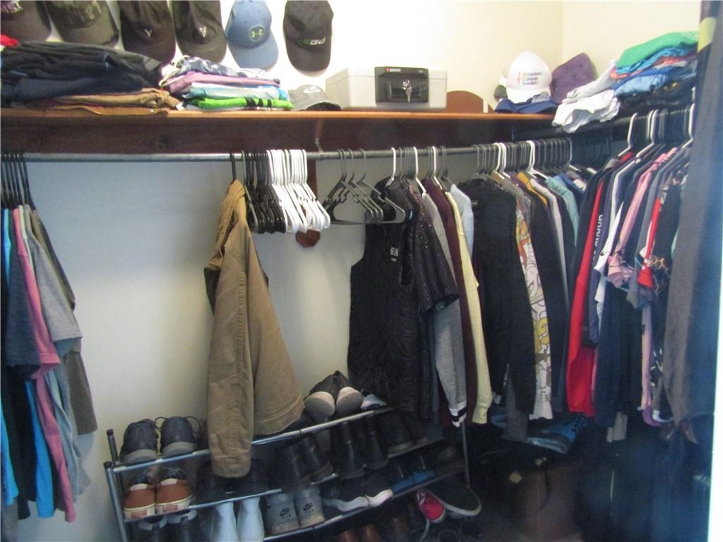 204 Castile Ridge Road Marianna, PA 15345 - Photo 13 of 17 a view of walk in closet with clothes and shoes