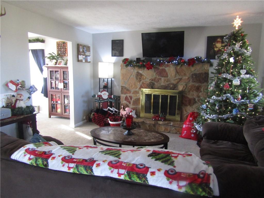 204 Castile Ridge Road Marianna, PA 15345 - Photo 7 of 17 a living room with furniture and a flat screen tv
