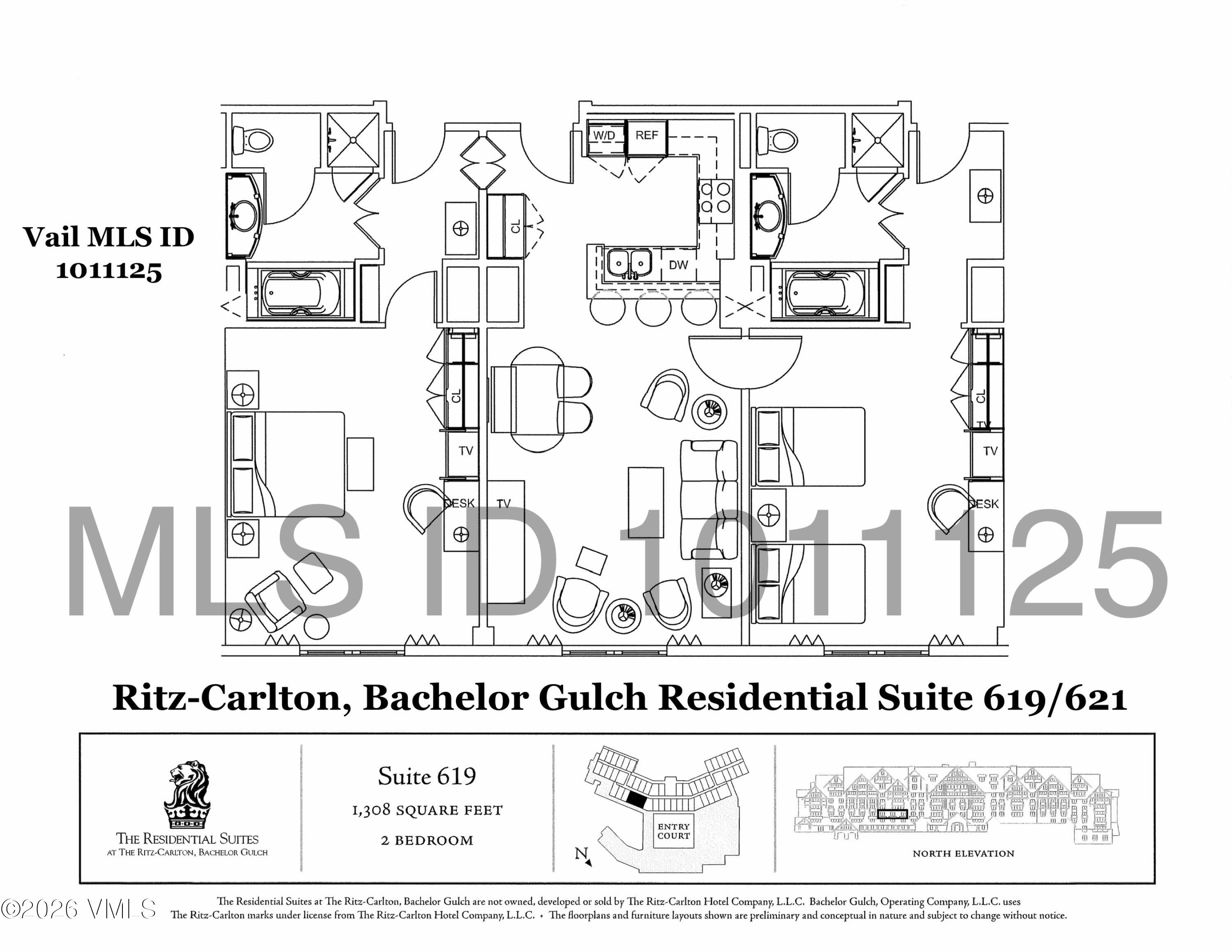 130 Daybreak Ridge Road, Unit HS619 Avon, CO 81620 - Photo 75 of 75 SUITE-619-621-FLOOR-PLAN