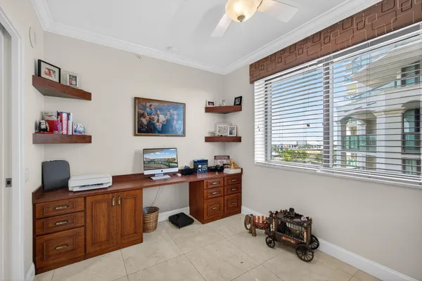 a view of a city with tall buildings