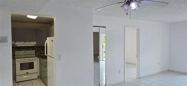 a view of kitchen and utility room