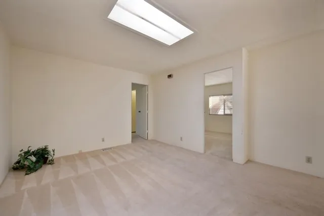 a view of an empty room