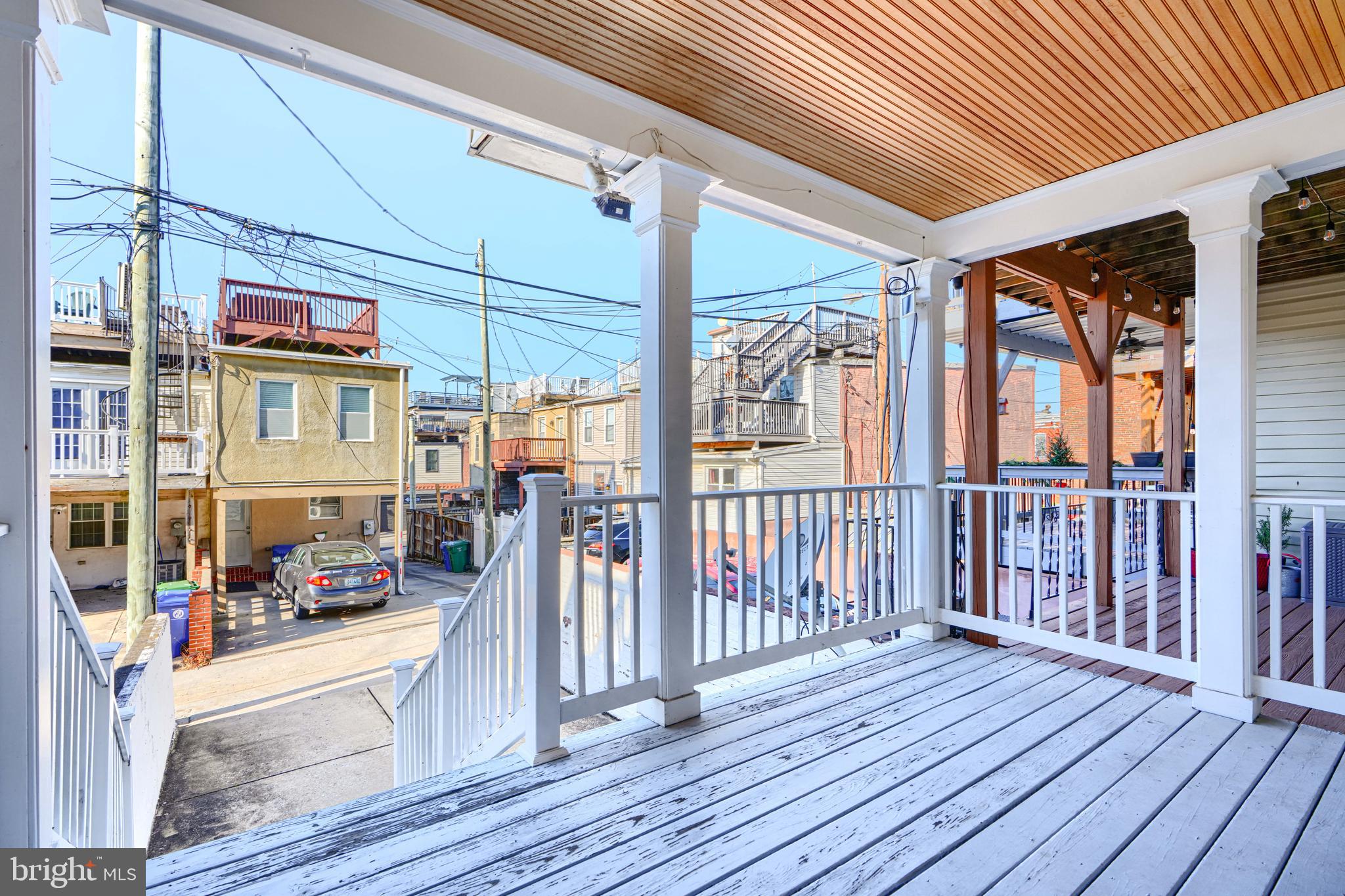 612 South Clinton Street Baltimore, MD 21224 - Photo 30 of 39 Covered porch off kitchen