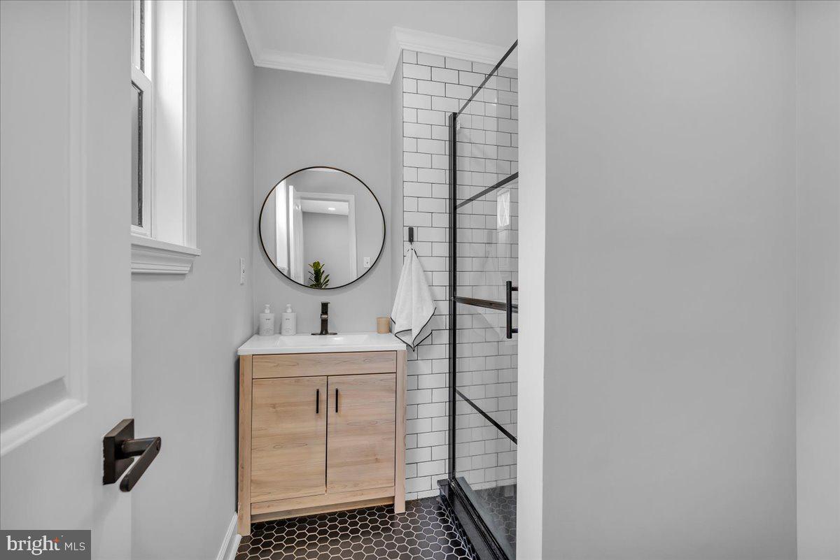 1921 Maple Avenue Haddon Heights, NJ 08035 - Photo 15 of 24 Sleek modern bathroom oasis.
