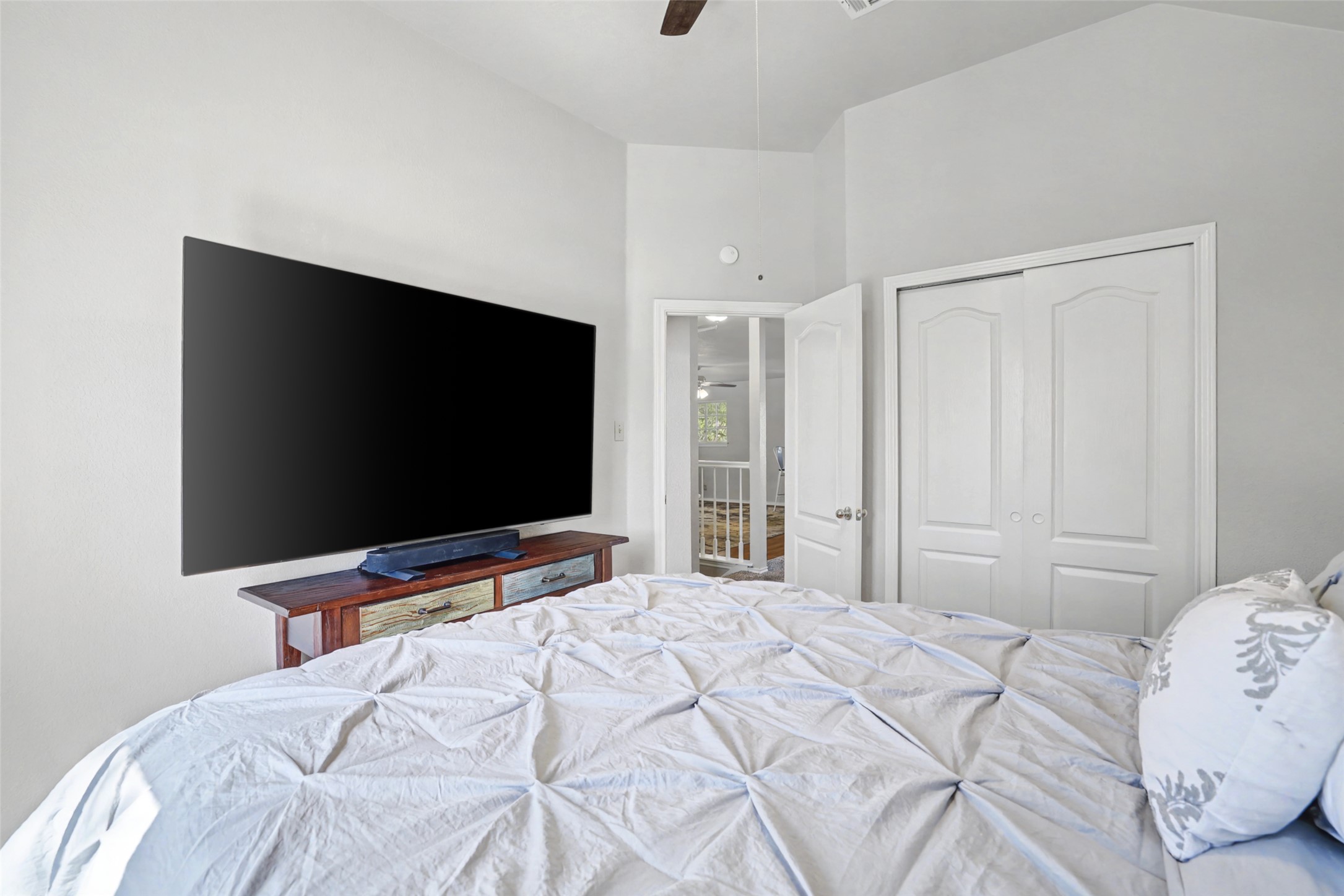 1109 Pebble Brook Road Cedar Park, TX 78613 - Photo 30 of 40 Bedroom with a closet and ceiling fan