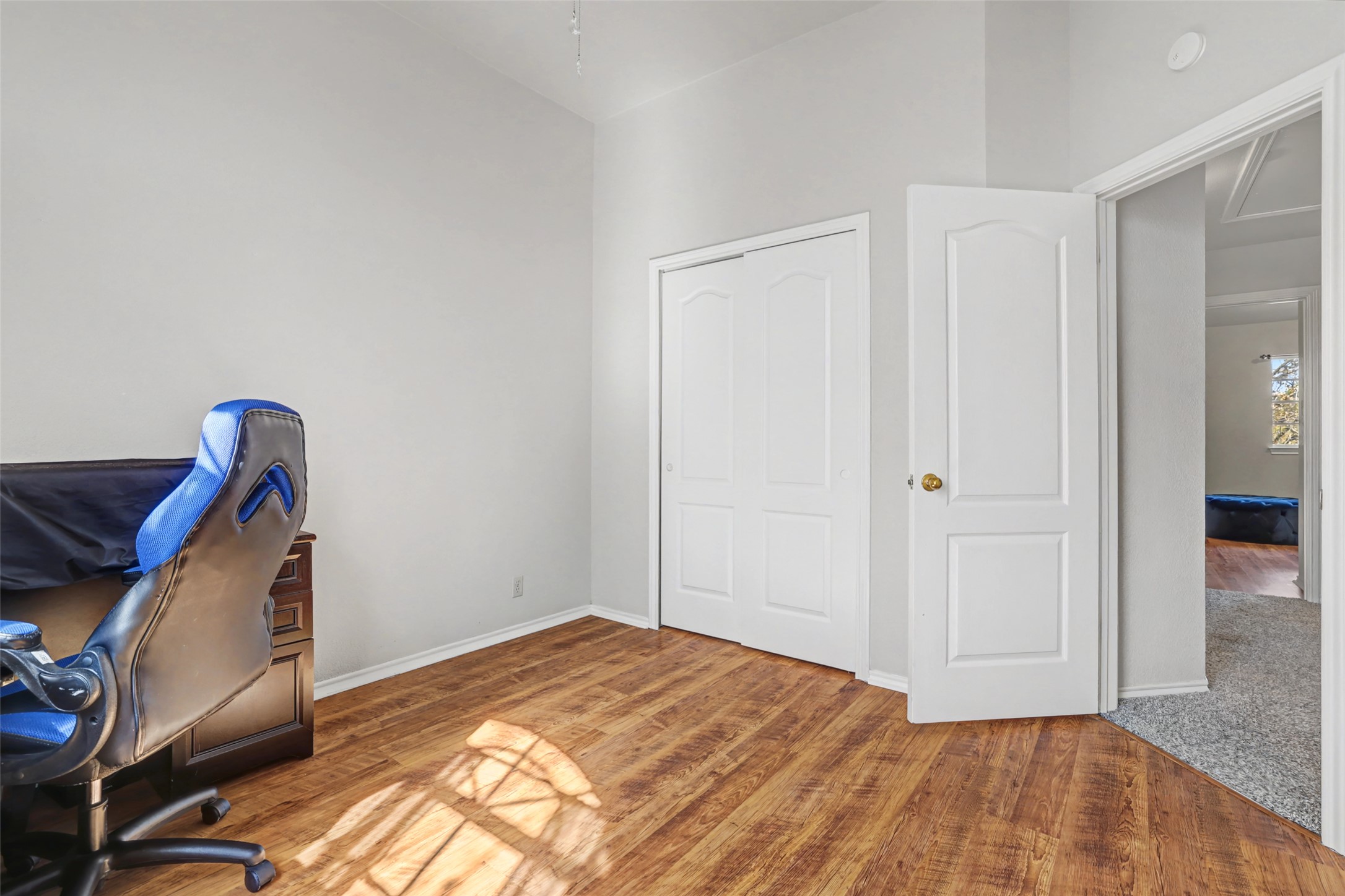 1109 Pebble Brook Road Cedar Park, TX 78613 - Photo 32 of 40 Office area with light wood finished floors and baseboards