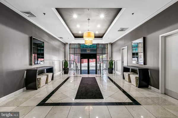 a view of a swimming pool with a lake view