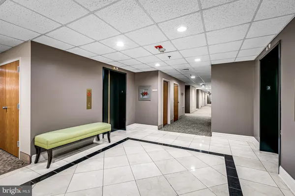 a view of entrance of the building