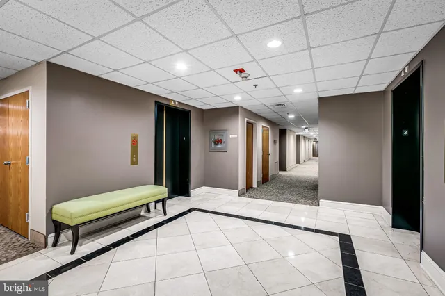 a view of entrance of the building