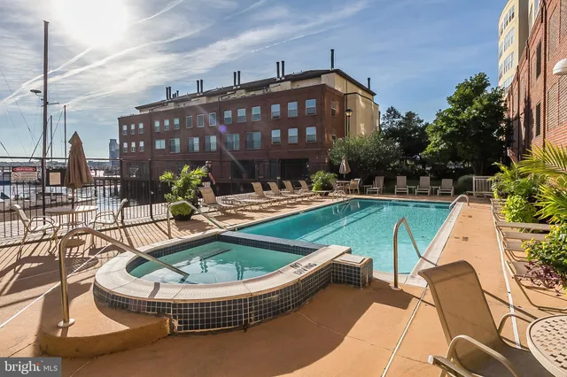 a view of a building with a potted plant