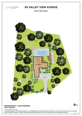 $3,495,000 | 65 Valley View Avenue, San Rafael, CA 94901