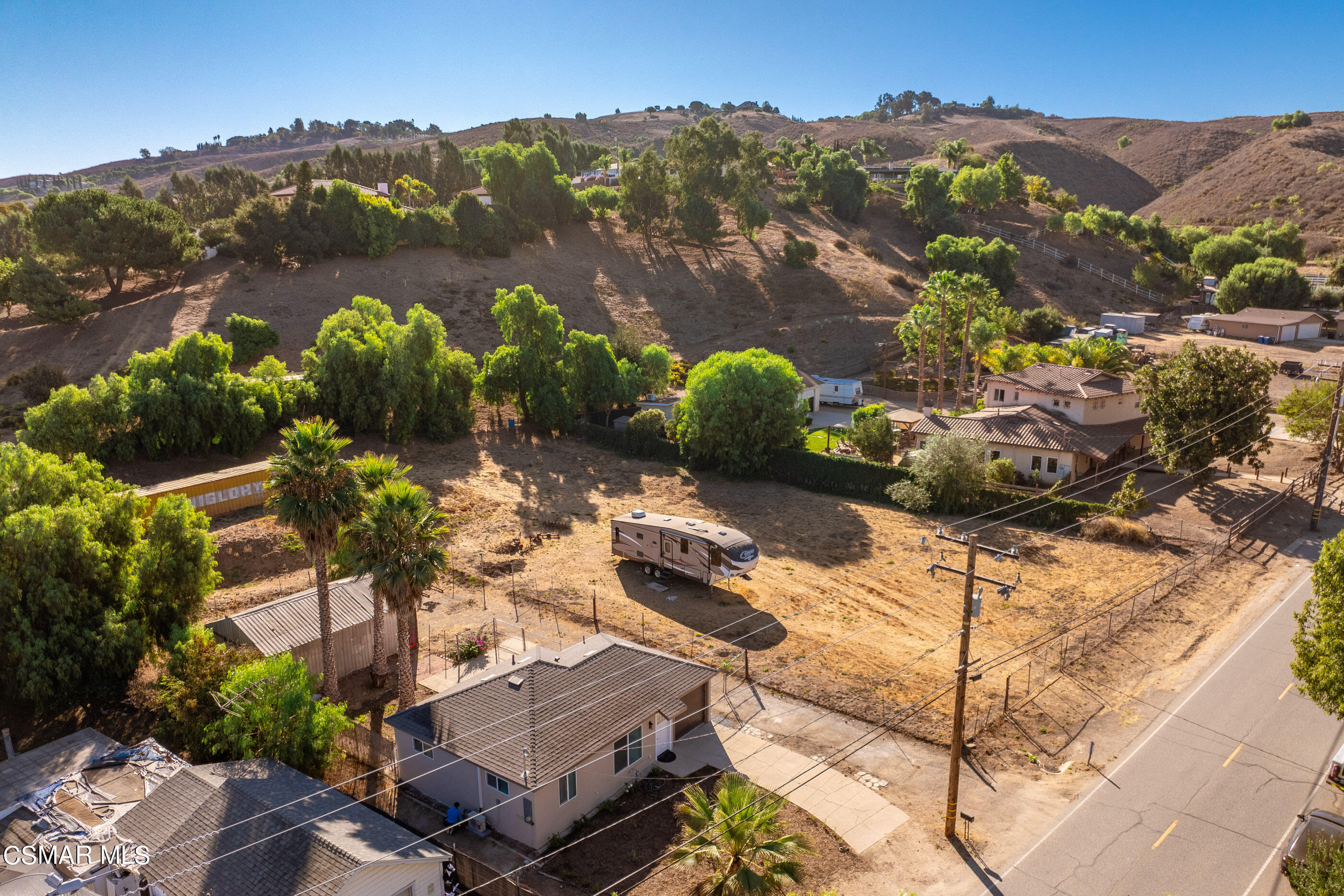3942 Hitch Boulevard Moorpark, CA 93021 - Photo 25 of 42 an aerial view of a house with a yard