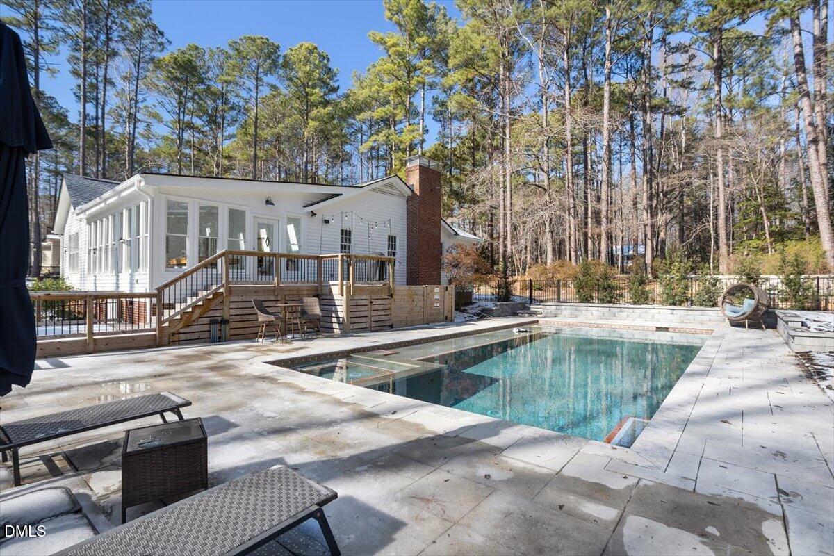 6025 Old Horseman Trail Raleigh, NC 27613 - Photo 2 of 34 Saltwater & Heated Pool/Spa