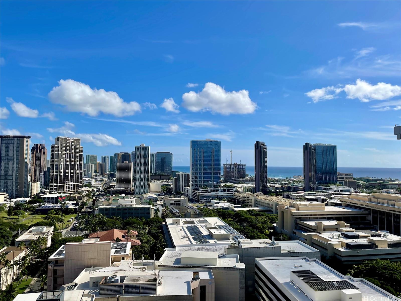 225 Queen Street, Unit 26D Honolulu, HI 96813 - Photo 14 of 24 View from lanai