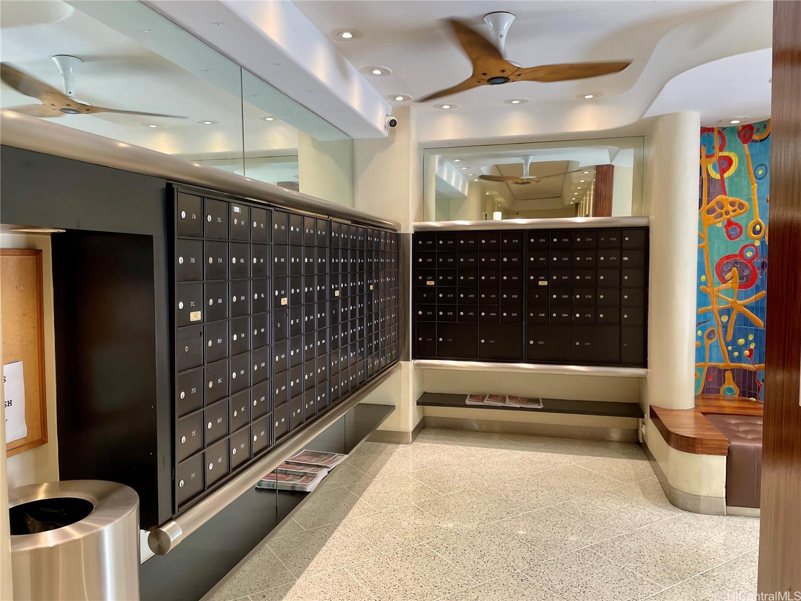 225 Queen Street, Unit 26D Honolulu, HI 96813 - Photo 17 of 24 Mail room