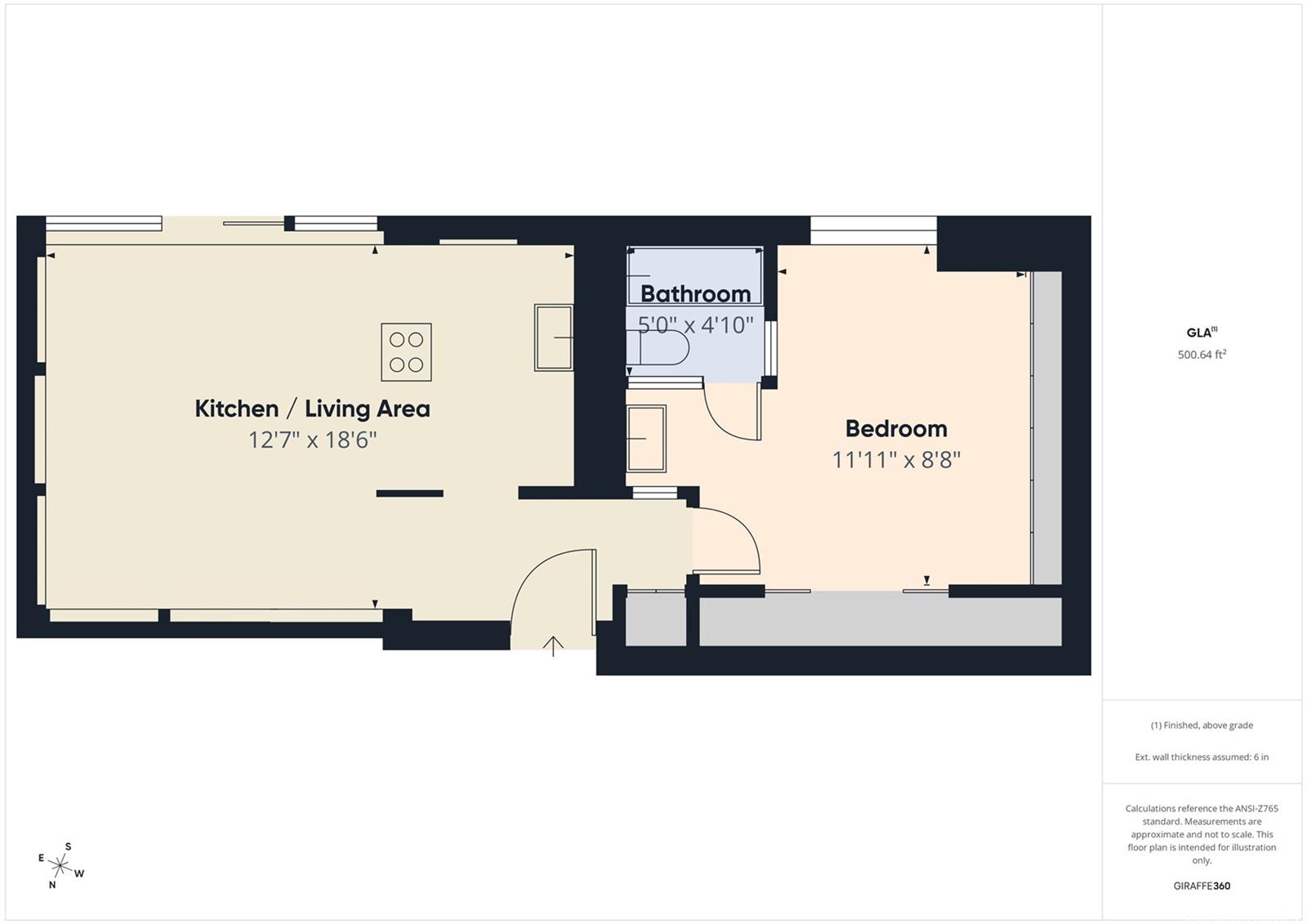 225 Queen Street, Unit 26D Honolulu, HI 96813 - Photo 24 of 24 Floor Plan