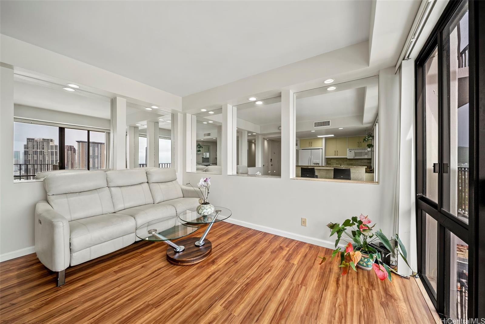 225 Queen Street, Unit 26D Honolulu, HI 96813 - Photo 3 of 24 Lots of natural lights in the living room