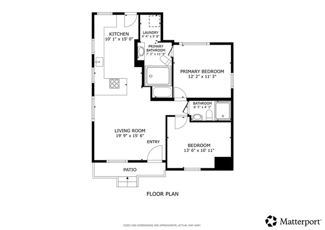 a picture of a bench in front of a door