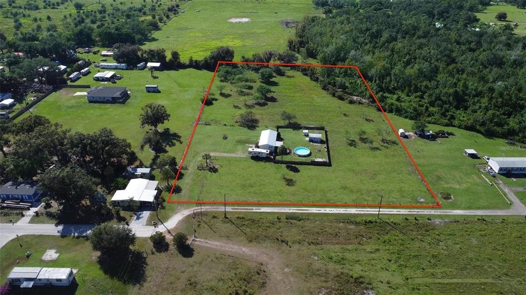 1317 Southwest Martha Street Arcadia, FL 34266 - Photo 23 of 25 an aerial view of a house