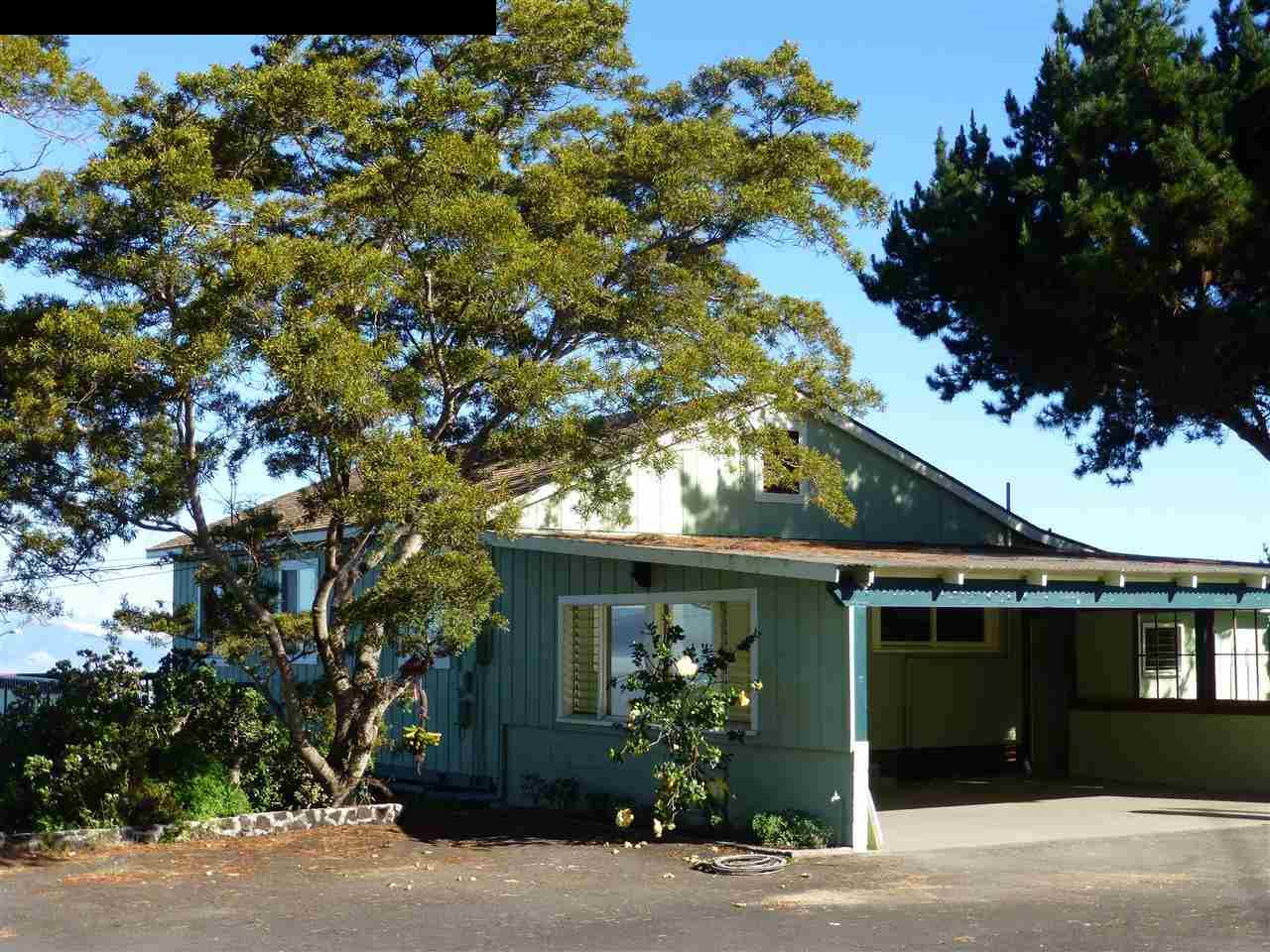 5821 Lower Kula Road Kula, HI 96790 - Photo 21 of 27 a front view of a house with garden