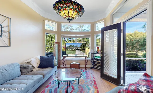 a view of street with an outdoor space