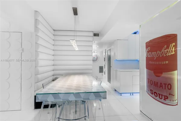 a view of kitchen and utility room