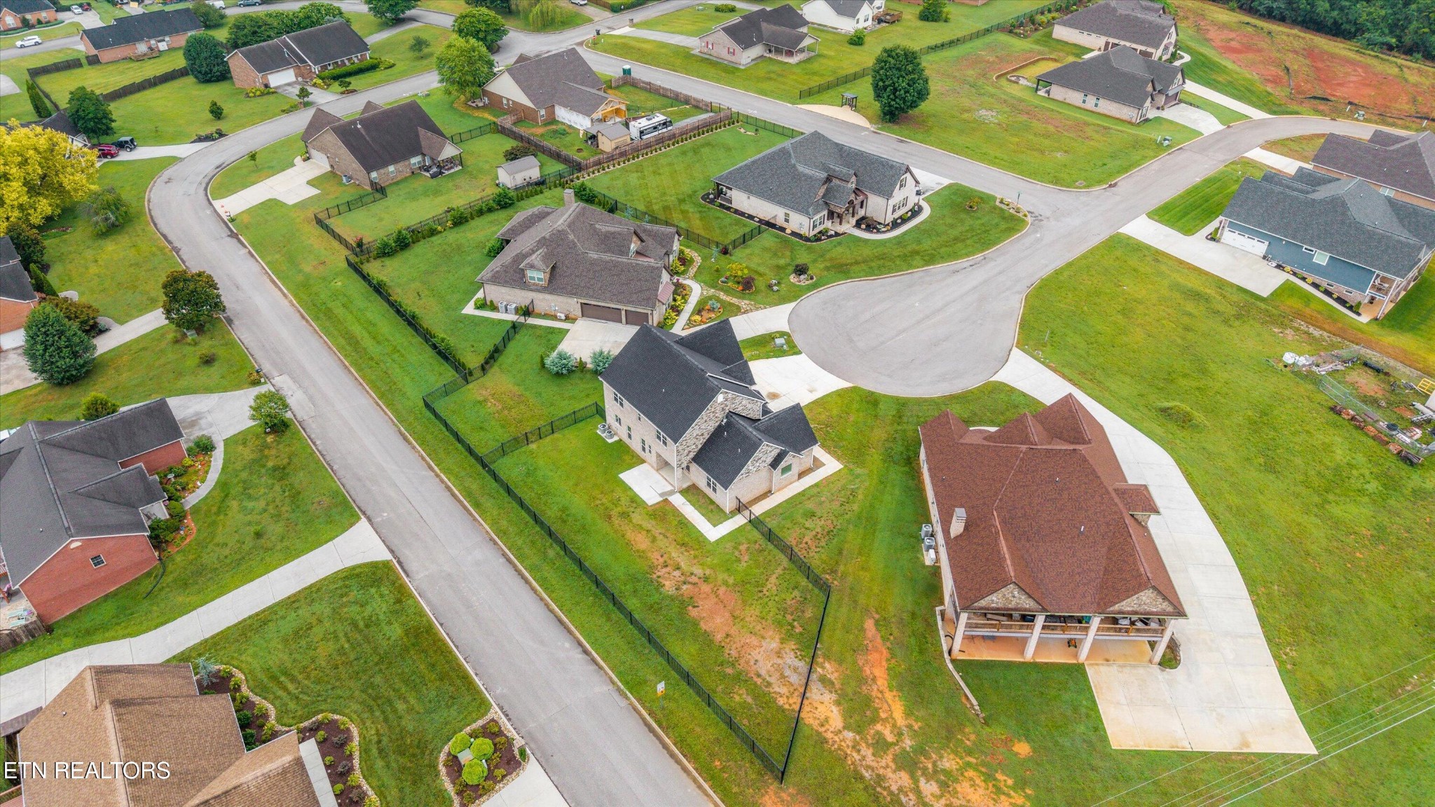 5649 Belle Maison Lane Knoxville, TN 37920 - Photo 36 of 42 an aerial view of a house