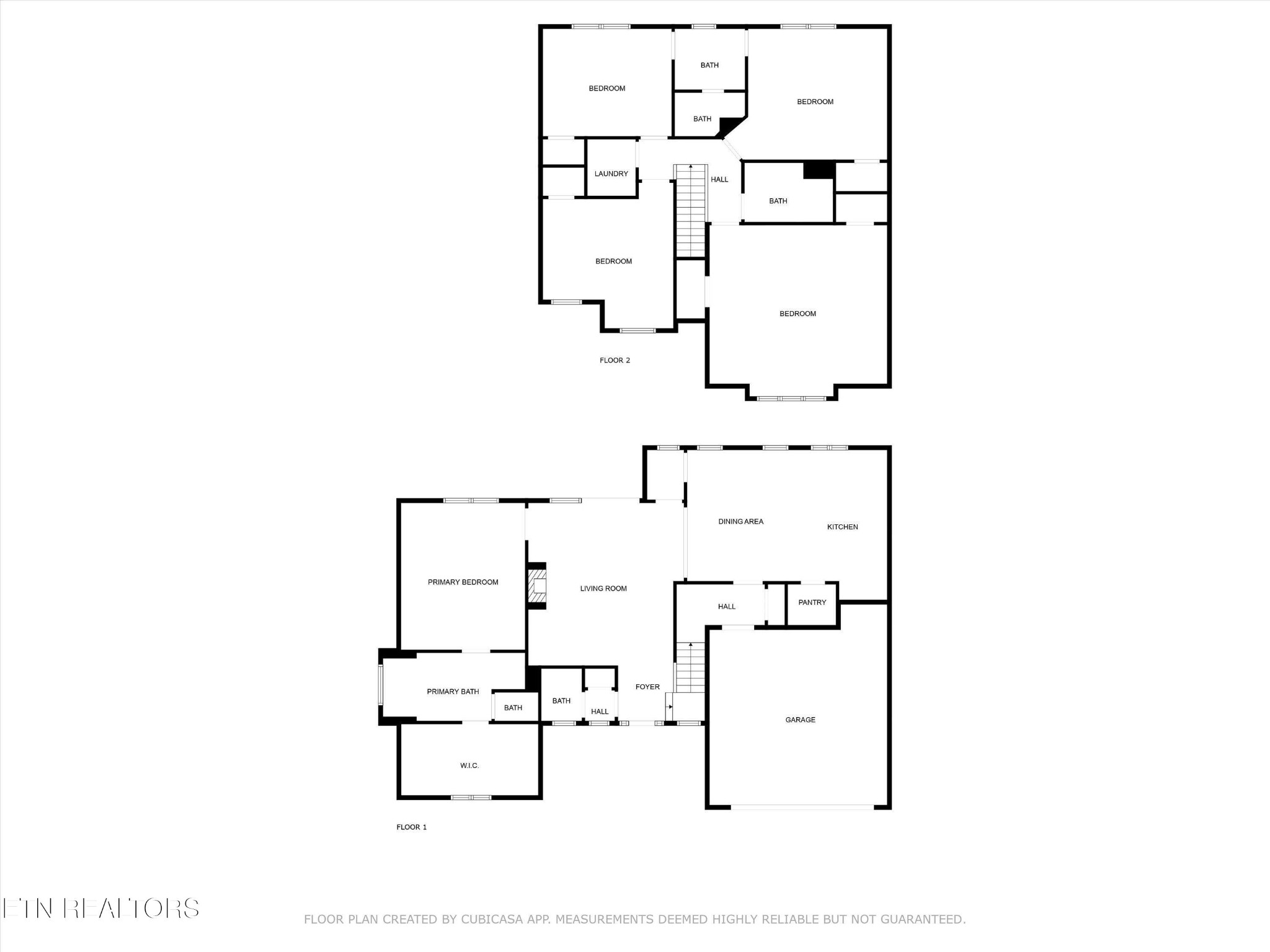 5649 Belle Maison Lane Knoxville, TN 37920 - Photo 42 of 42 a picture of a floor plan