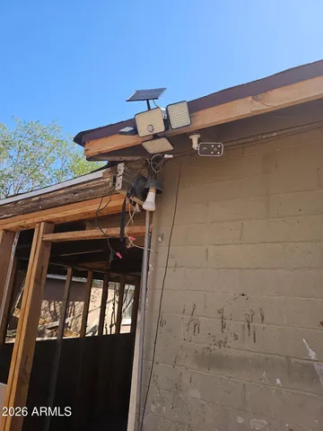 a bathroom with a window