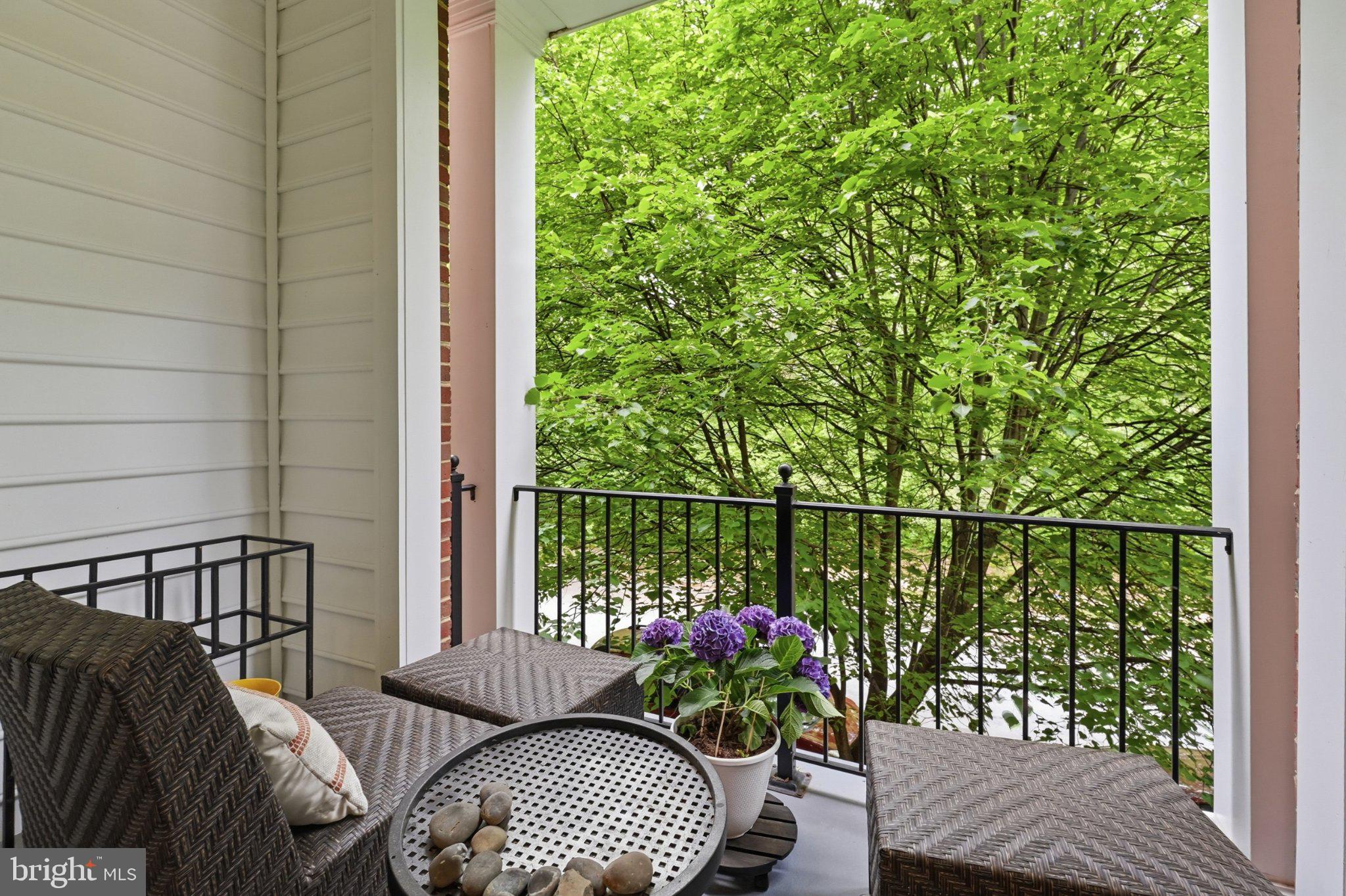 772 Raven Avenue Gaithersburg, MD 20877 - Photo 14 of 30 a balcony with wooden floor