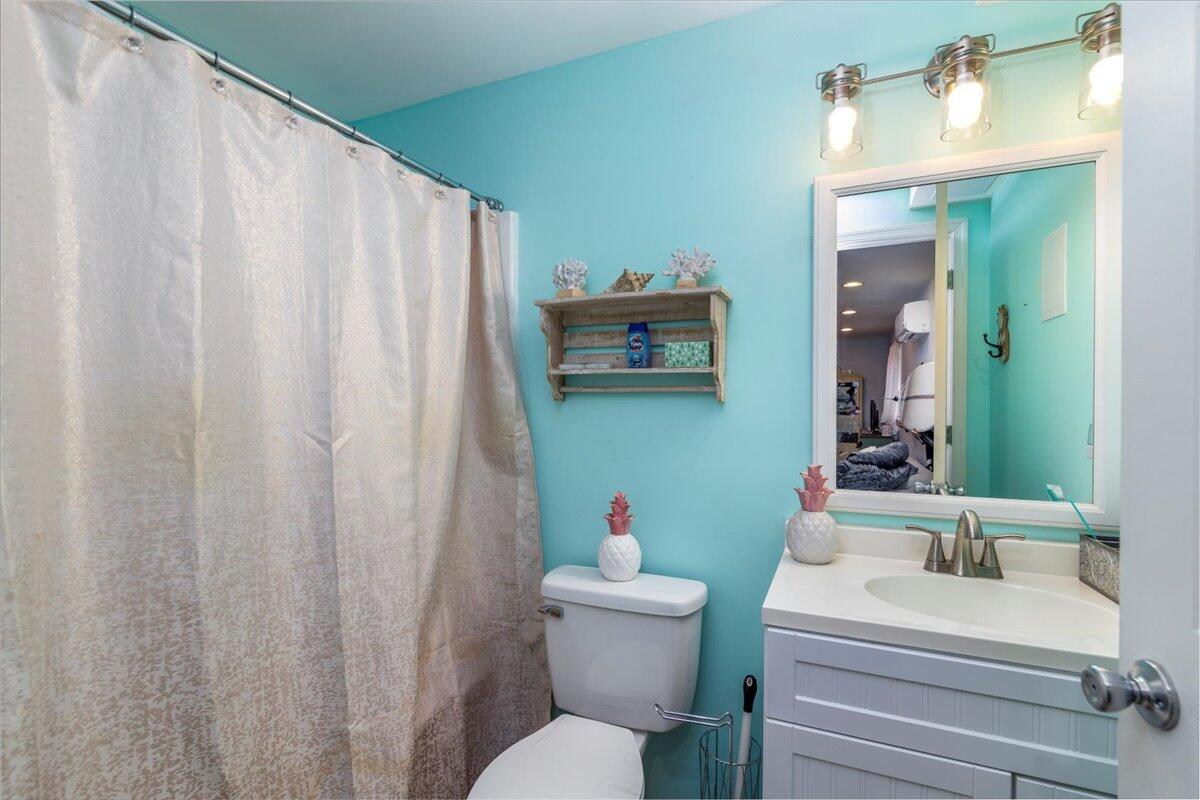 148 Cobblestone Drive Lynchburg, VA 24502 - Photo 22 of 30 a bathroom with a sink a toilet and a mirror