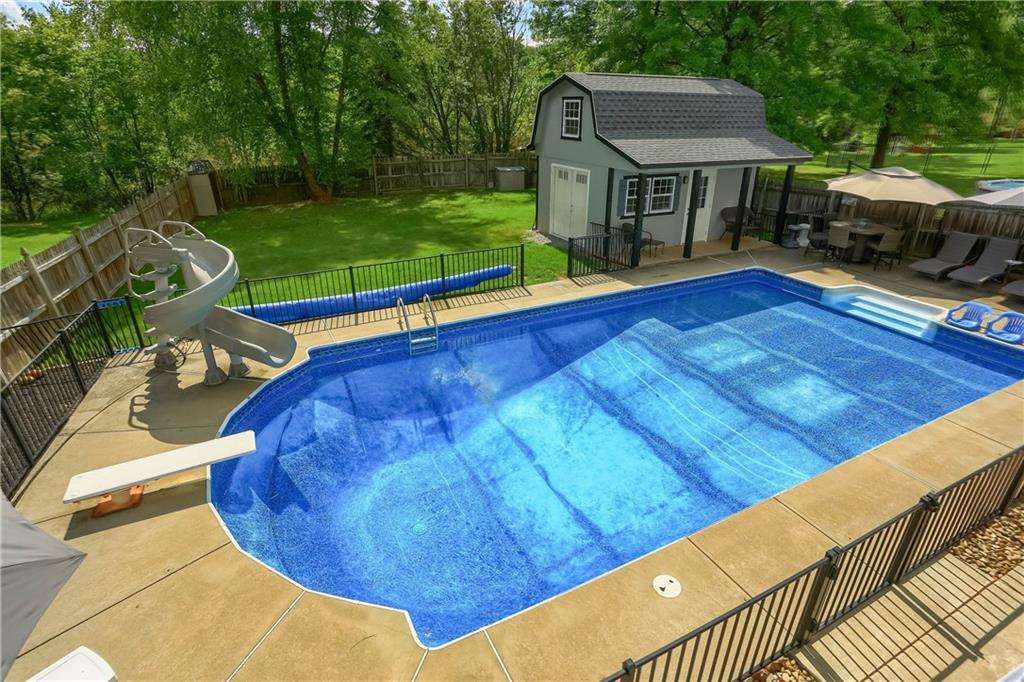 105 Blue Ridge Drive Cranberry Township, PA 16066 - Photo 38 of 50 a view of a house with pool yard and sitting area