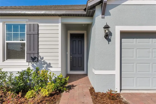 a view of front door of a house