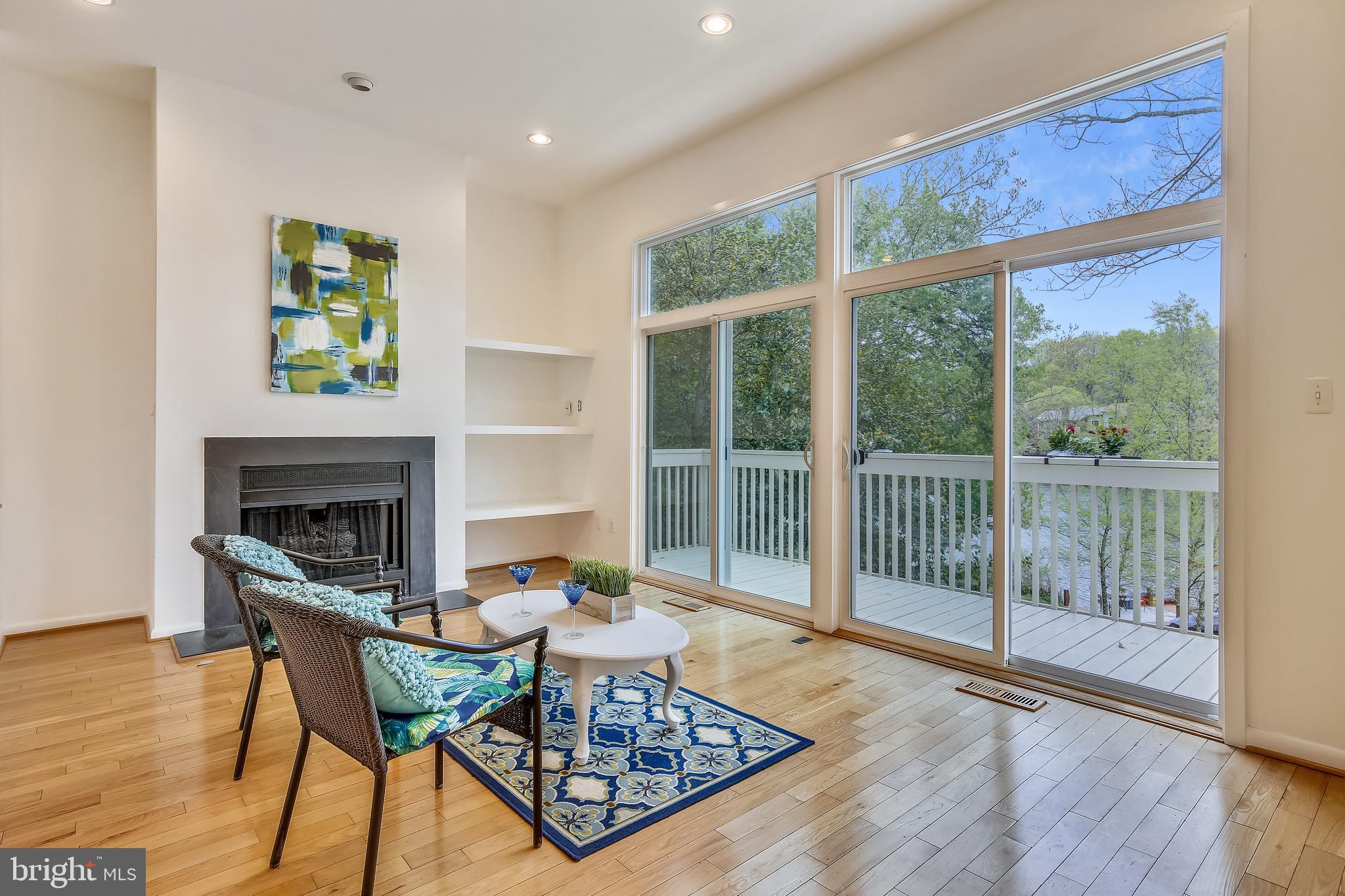 11173 Lake Chapel Lane Reston, VA 20191 - Photo 13 of 92 Check Out this VIEW from the Living Room