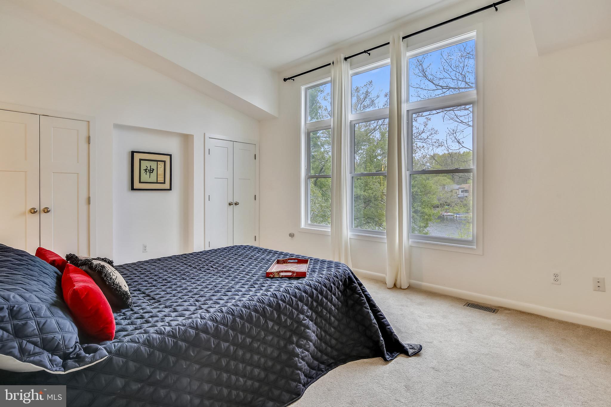 11173 Lake Chapel Lane Reston, VA 20191 - Photo 32 of 92 Master Bedroom with Sweeping Views of the Lake