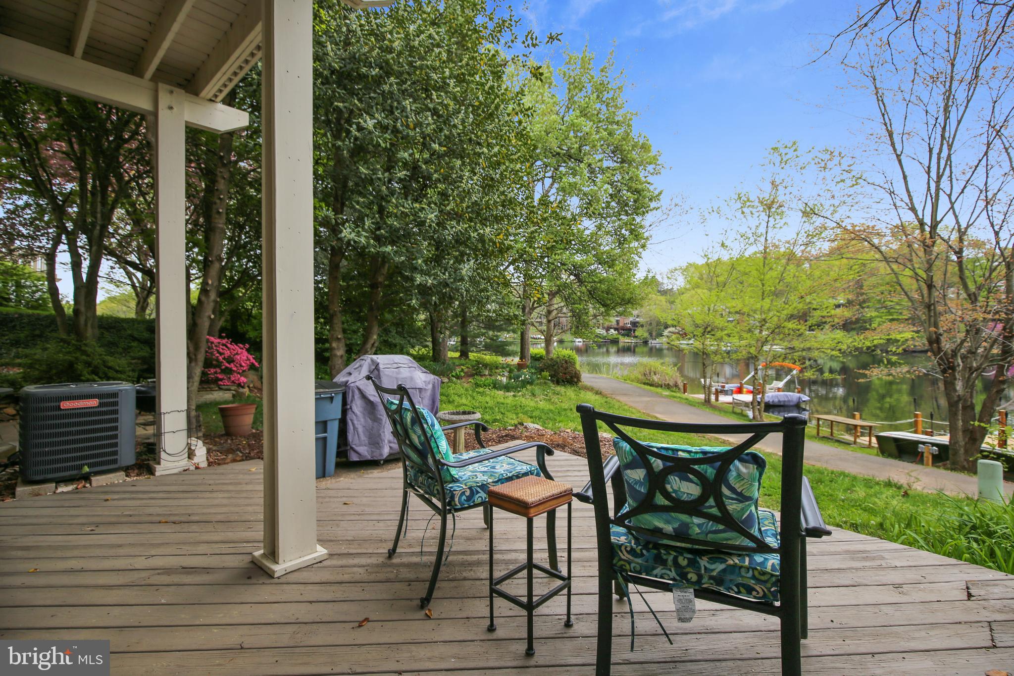 11173 Lake Chapel Lane Reston, VA 20191 - Photo 6 of 92 Rear Deck just steps from Lake Audubon
