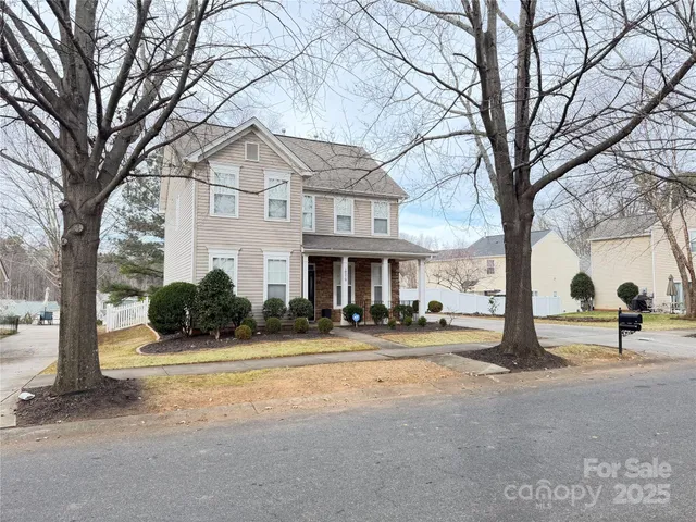 a view of a building with a street