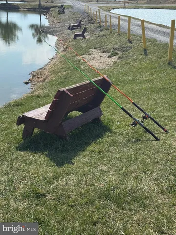 a view of a lake from a floor