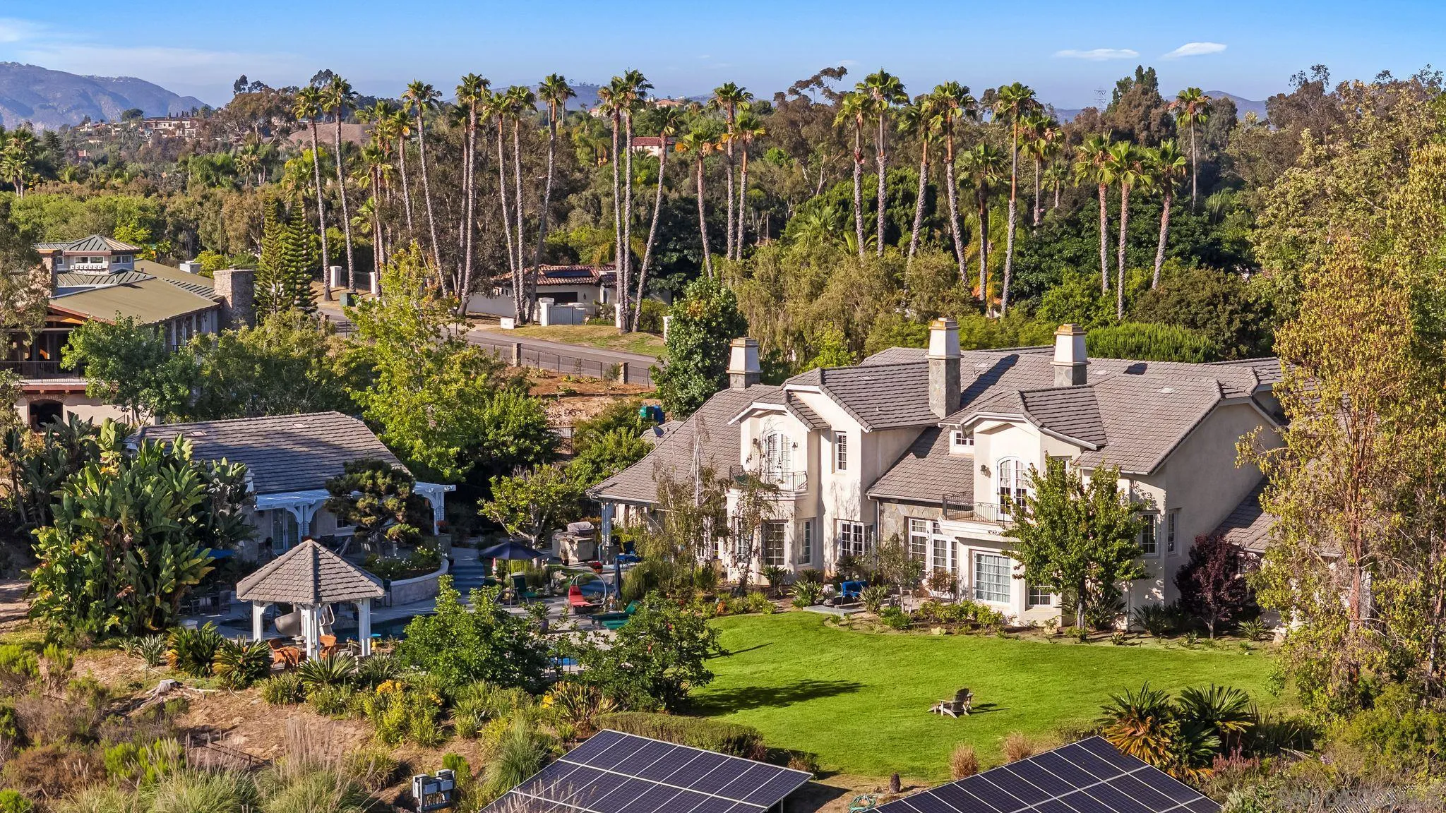 14786 Rancho Santa Fe Farms Road Rancho Santa Fe, CA 92067 - Photo 3 of 49 an aerial view of multiple house