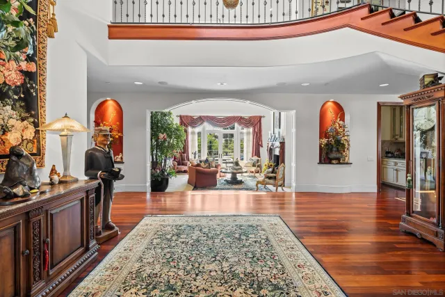 a living room filled with furniture and rug
